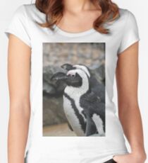 Banded Penguin Women's Fitted Scoop T-Shirt