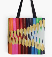 COLORED PENCILS Pop Art Tote Bag