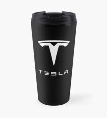 TESLA - White Travel Mug