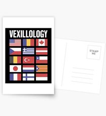 Vexillology - Weltland-Flaggen-Liebhaber-Geschenk Postkarten