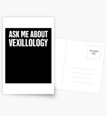 Vexillology - Weltland-Flaggen-Liebhaber-Geschenk Postkarten