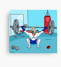 Earthworm Gym Canvas Print