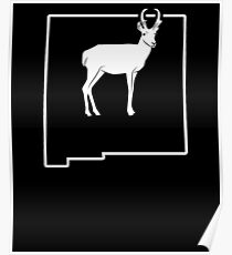 Hunting Wild Antelope New Mexico Big Game Hunt Poster