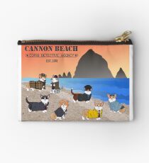 Welcome to the CBCDA - Cannon Beach Corgi Detective Agency Studio Pouch