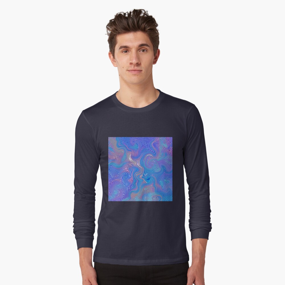 Textured Sky Long Sleeve T-Shirt