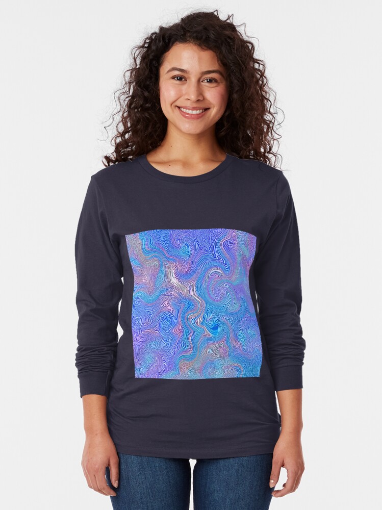 Alternate view of Textured Sky Long Sleeve T-Shirt