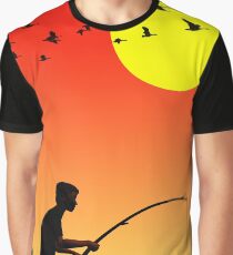 Childhood dreams, Fishing Graphic T-Shirt