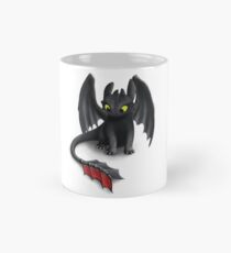 Toothless, Night Fury Inspired Dragon. Mug