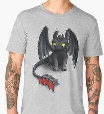 Toothless, Night Fury Inspired Dragon. Men's Premium T-Shirt