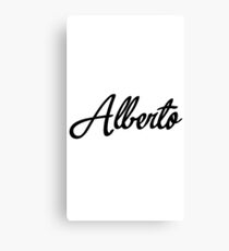 Alberto Canvas Print