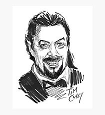 Tim Curry Portrait Photographic Print