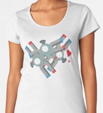Cute Magneton Pokemon Women's Premium T-Shirt