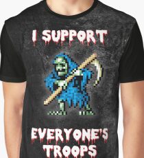 I support all your troops - Ghosts 'n Goblins Graphic T-Shirt