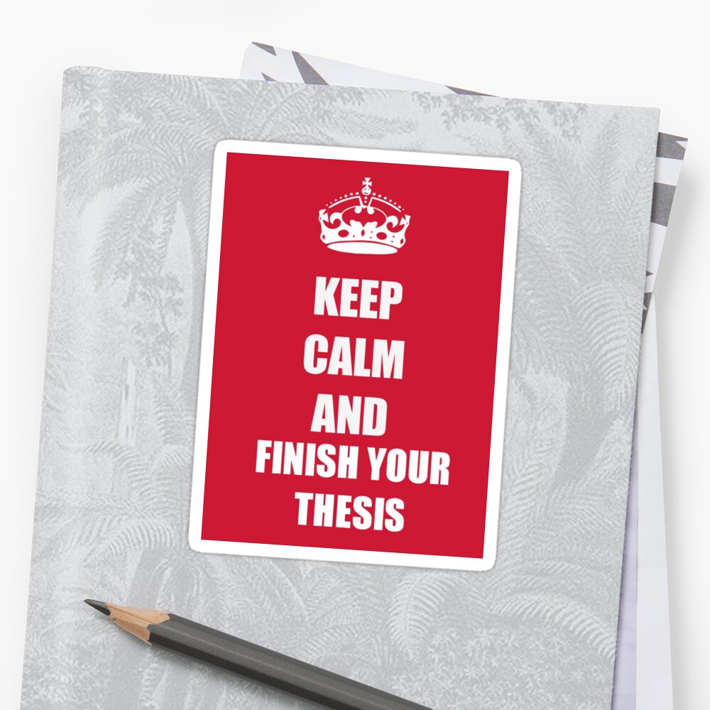 Finish your thesis