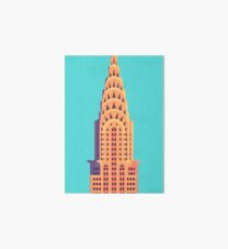 Chrysler Building - Cyan Art Board