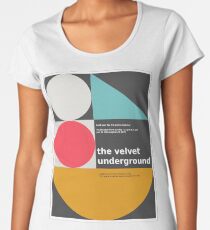 Der Velvet Underground Konzertdruck Premium Rundhals-Shirt