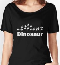 Dinotopia Inspired Dinosaur Text Women's Relaxed Fit T-Shirt