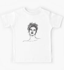 Flowers in her hair Kids Tee