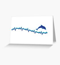ECG - Dolphin Greeting Card