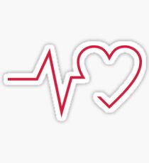 Ecg: Stickers | Redbubble