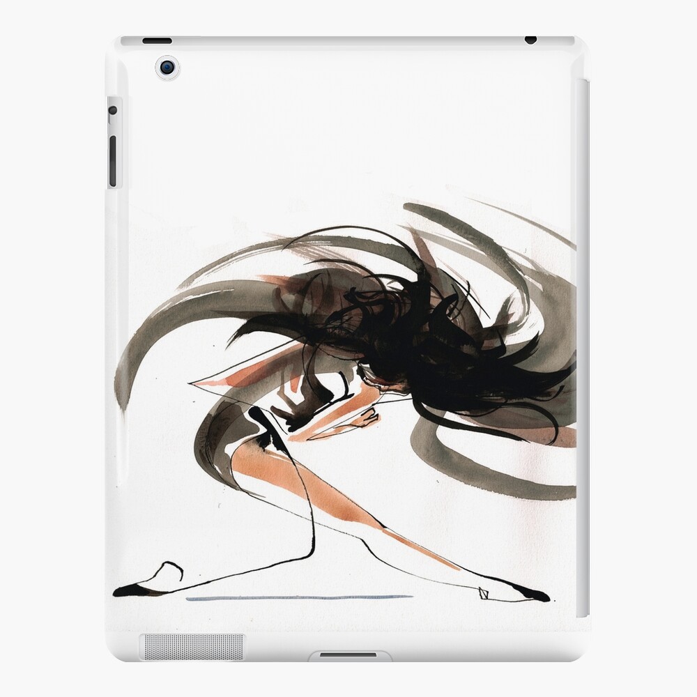 Expressive Ballerina Dance Drawing iPad Case & Skin