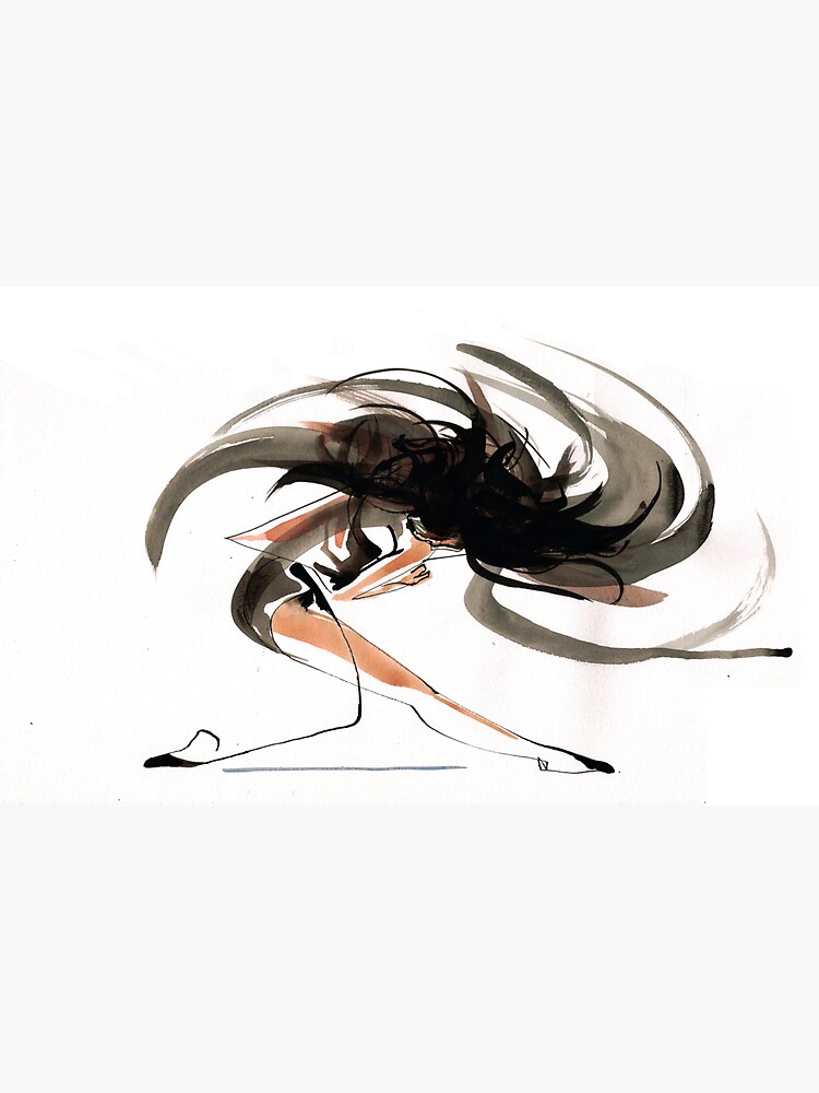 Expressive Ballerina Dance Drawing by CatarinaGarcia