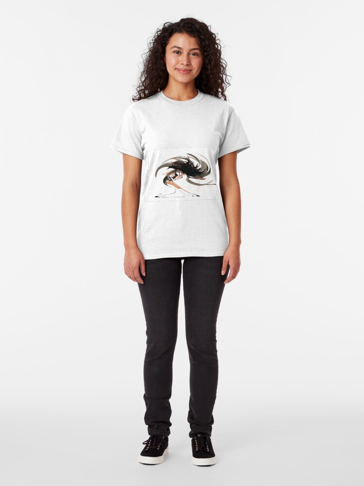 Alternate view of Expressive Ballerina Dance Drawing Classic T-Shirt