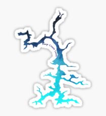 Deep Creek Lake Maryland Outline Sticker