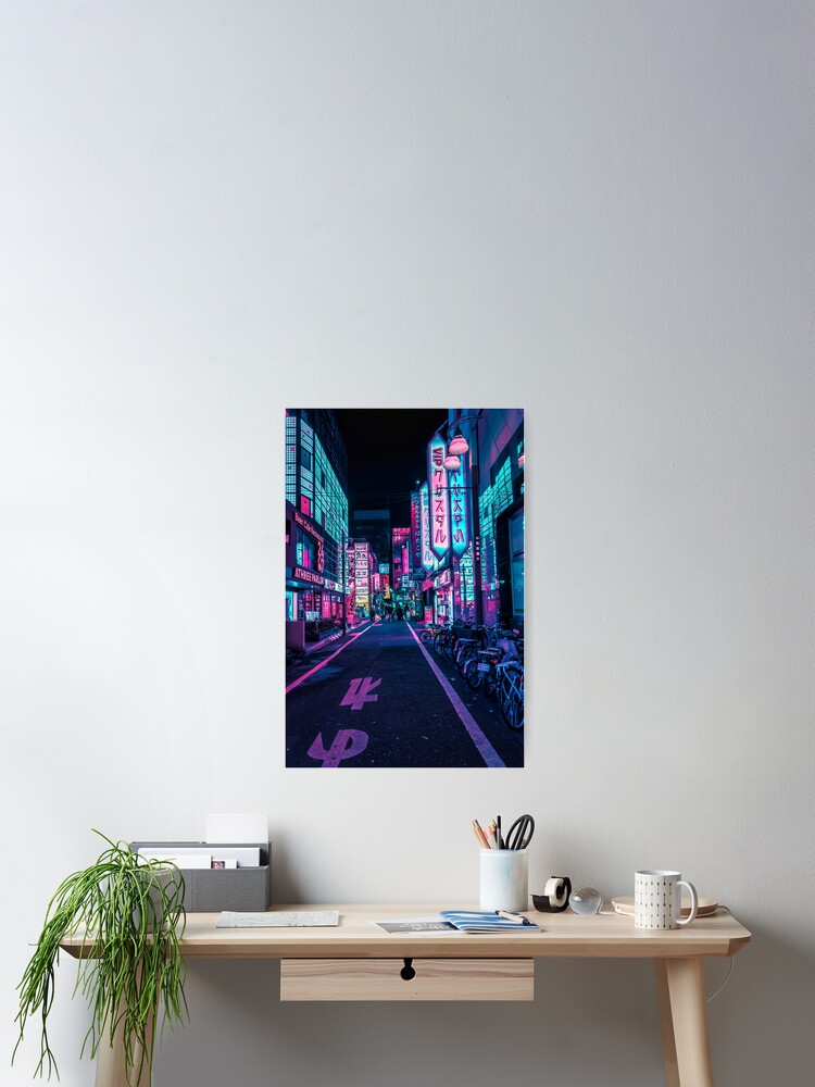 Alternate view of Tokyo - A Neon Wonderland Poster