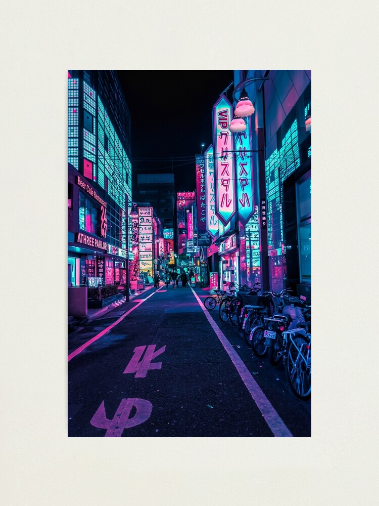 Alternate view of Tokyo - A Neon Wonderland Photographic Print
