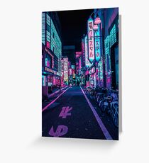 Tokyo - A Neon Wonderland Greeting Card