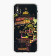 Spirited Away - Bath House at Night iPhone Case