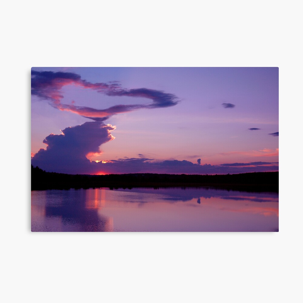 Hearts Over Maine Canvas Print