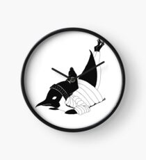 Breakdancin' Penguin Clock