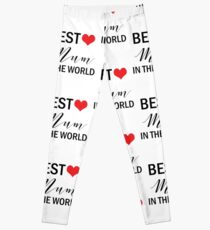 Best Mum in the World Mother's Day Gifts Leggings
