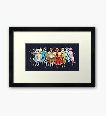 EEVEE EVOLUTIONS Humanization Framed Print