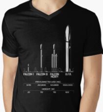Camiseta para hombre de cuello en v Big F *** ing Rocket (BFR) - SpaceX - Elon Musk