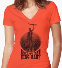 BRUCE Women's Fitted V-Neck T-Shirt