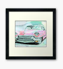 pink Cadillac Framed Print