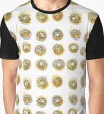 Yellow Flower Drawings Graphic T-Shirt