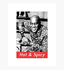Hot & Spicy Ainsley Harriott Shirt Photographic Print
