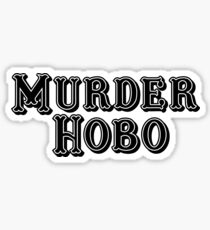 Murder Hobo (Black) Sticker