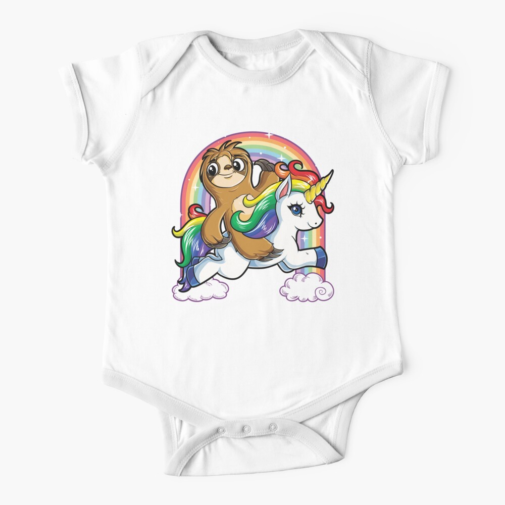 sloth riding unicorn shirt