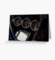 Gauges. Greeting Card
