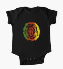 Iron Lion Zion | Rasta Reggae Colors Lion Cool T-shirt One Piece - Short Sleeve