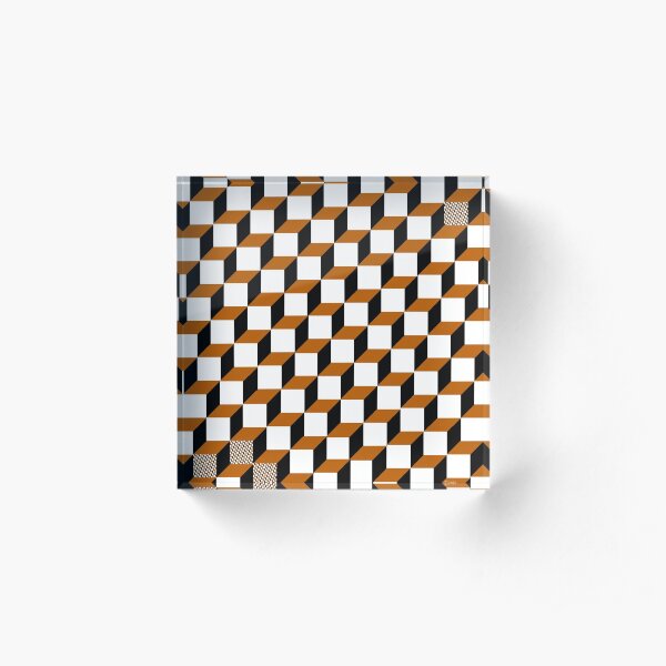 Cubism Squared Acrylic Block