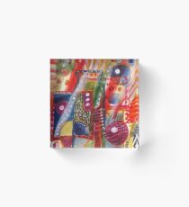 Abstract with jug Acrylic Block