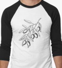 Olive branch in ink Baseball ¾ Sleeve T-Shirt