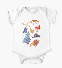 Afrikanische Tiere Baby Body Kurzarm