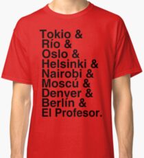 Helvetica rotes papel Classic T-Shirt